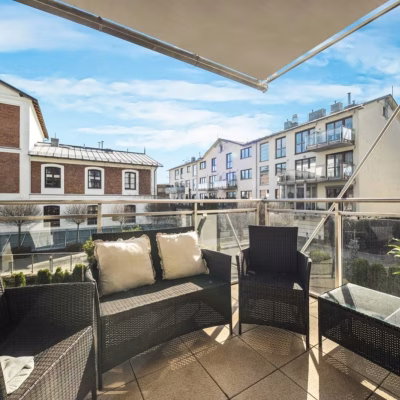 Mieszkanie na wynajem — 2 pokoje na wynajem, Wilanów Królewski, balkon, osiedle z recepcją, 64 m² – zdjęcie 2